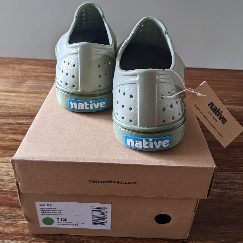 Native Miles Shoes - Size 12 mens (US) - 46.5 (EUR) - 11 (UK) BNIB NWT